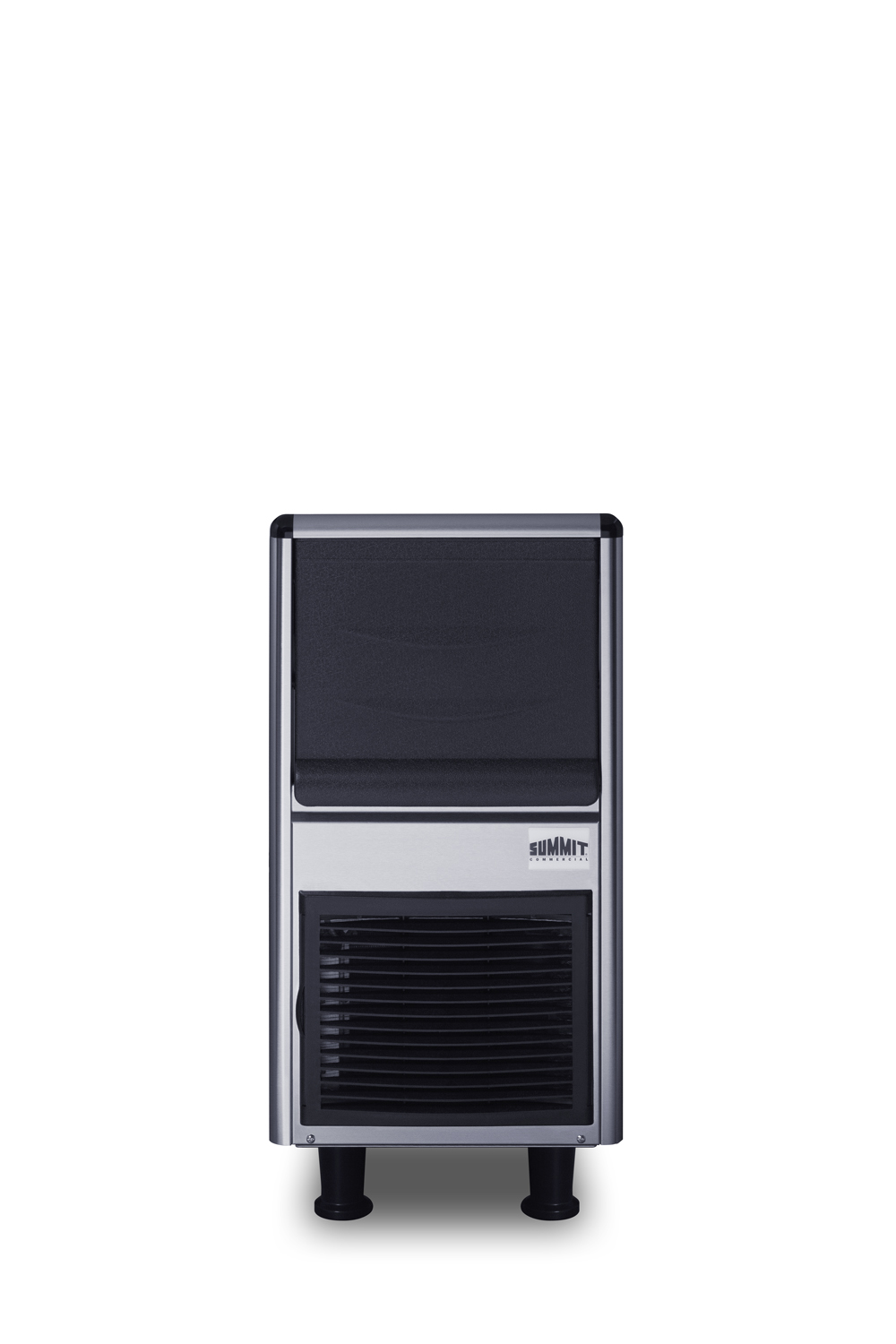 ENERGY STAR certified commercial ice machine with 77 lb. clear bullet ice production and slim 15